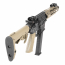 Страйкбольный пистолет-пулемет (King Arms) TWS 9mm SBR GBB (DE)
